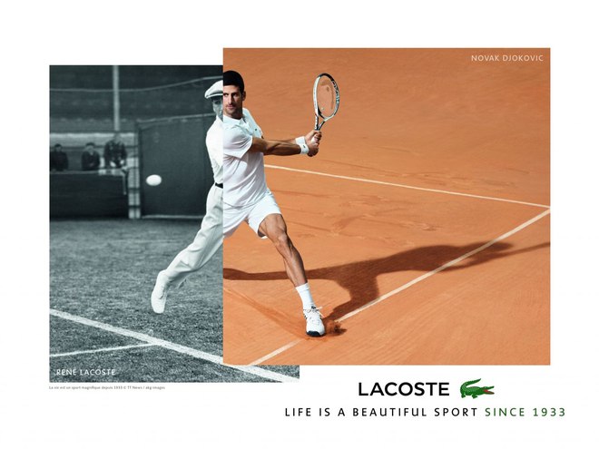 Le partenariat Lacoste/Roland Garros continue : Novak Djokovic devient le nouveau « Crocodile »